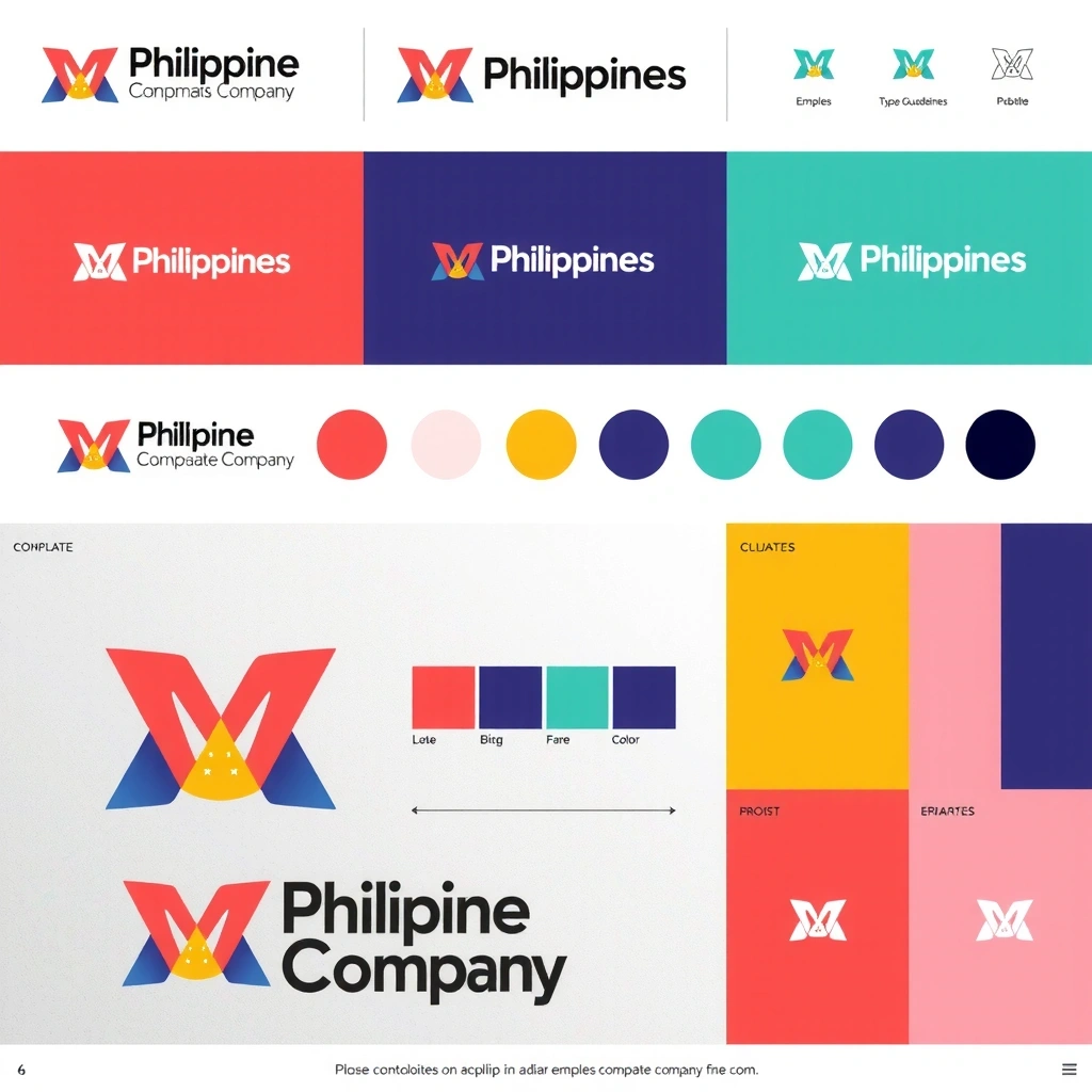 Brand identity system design for Philippine company