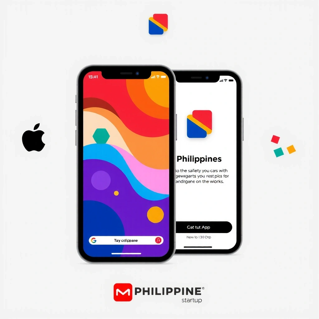Mobile app interface design for Philippine startup