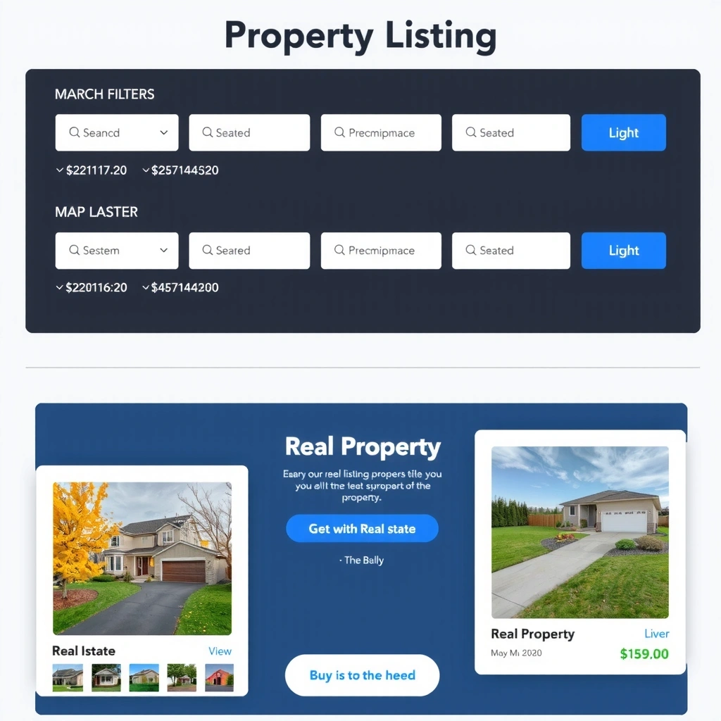 Real estate platform design project